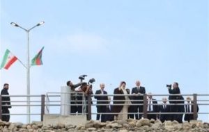 افتتاح سد قیزقلعه سی با حضور رؤسای جمهور ایران و آذربایجان افتتاح سد قیزقلعه سی با حضور رؤسای جمهور ایران و آذربایجان