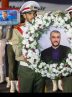 ورود پیکر شهیدحسین امیرعبداللهیان به فرودگاه شهید هاشمی‌نژاد مشهد