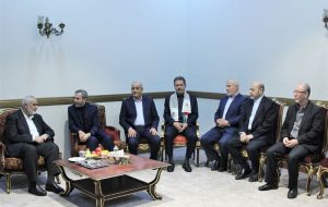 دیدار رهبران گروه های مقاومت فلسطین با علی باقری دیدار رهبران گروه های مقاومت فلسطین با علی باقری