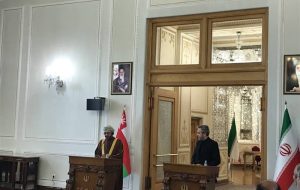 نشست خبری وزیر خارجه عمان و باقری نشست خبری وزیر خارجه عمان و باقری