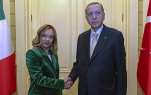 اردوغان:ایتالیا نیز مانند اسپانیا، فلسطین را به رسمیت بشناسد اردوغان:ایتالیا نیز مانند اسپانیا، فلسطین را به رسمیت بشناسد