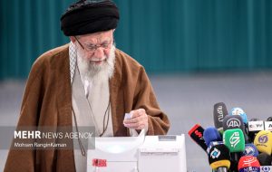 Iranians vote in parliamentary runoff as Leader calls for strong voter turnout