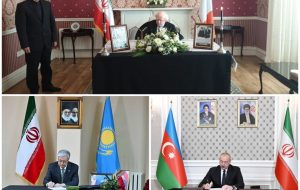 Azeri, Kazakh, Irish Presidents visit Iran’s embassies to condole Iranian counterpart’s passing