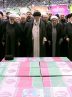 Ayatollah Khamenei leads funeral prayer for late President, FM