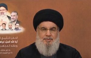 Raisi was very courageous in confronting arrogance, hypocrisy: Nasrallah Raisi was very courageous in confronting arrogance, hypocrisy: Nasrallah