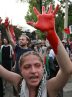 Police attack anti-war protest in Mexico