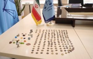 Collection of ancient coins recovered in West Azarbaijan Collection of ancient coins recovered in West Azarbaijan