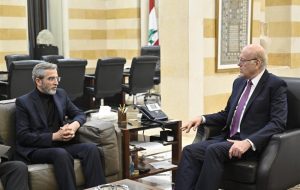 باقری با نخست وزیر لبنان دیدار کرد باقری با نخست وزیر لبنان دیدار کرد