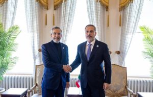 قدردانی باقری از ابتکار ترکیه در برگزاری نشست استانبول قدردانی باقری از ابتکار ترکیه در برگزاری نشست استانبول
