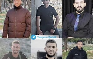 شهادت 6 فلسطینی در یورش صهیونیست ها به غرب جنین شهادت 6 فلسطینی در یورش صهیونیست ها به غرب جنین