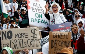 Thousands rally in Jakarta to condemn Israeli atrocities