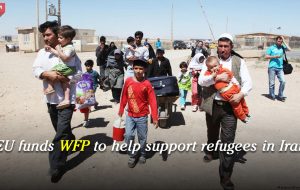 EU funds WFP to help support refugees in Iran EU funds WFP to help support refugees in Iran