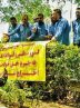 تحصن جمعی از کارگران اخراجی صنعت فولاد ایران در مقابل مجلس