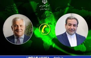 گفتگوی تلفنی عراقچی با همتای ایتالیایی قبل از عزیمت به تهران گفتگوی تلفنی عراقچی با همتای ایتالیایی قبل از عزیمت به تهران