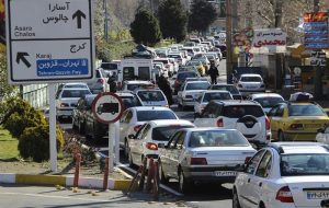 ترافیک سنگین در آزادراه تهران-شمال/تردد روان در جاده چالوس