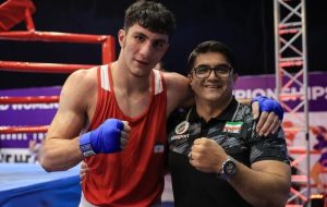 Iranian heavyweight boxer takes silver at IBA Youth World Championships