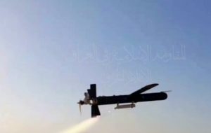 Iraqi resistance group fires six drones at Israeli vital targets