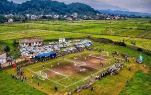 FIFA president highlights football field in northern Iranian village