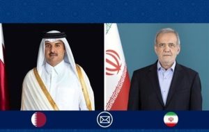 پیام پزشکیان به امیر قطر: بر ارتقای روابط مصمم هستیم