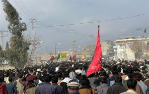 ادامه تحصن حزب وحدت مسلمین در واکنش به کشتار شیعیان پاراچنار