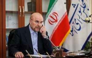 Qalibaf tells Syrian counterpart Iran will support Arab country’s fight against renewed terrorism 