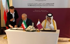 Iran, Qatar sign comprehensive co-op agreement at joint economic committee