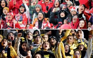 FIFA chief hails women-only crowd at Sepahan, Persepolis match