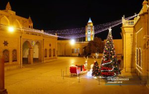 Christmas celebrations illuminate New Jolfa neighborhood