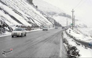 بارش برف و باران در جاده های 11 استان