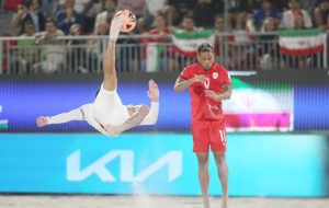 Team Melli drop at world beach soccer ranking