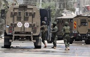 Israeli forces infiltrating West Bank camp in an ambulance