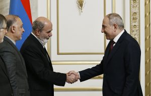 Iran security chief urges Armenian PM to solve problems locally during Yerevan visit