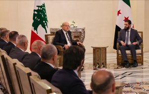 Lebanese PM meets Syria’s new leader in Damascus