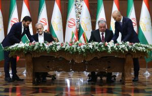 Iran, Tajikistan sign 23 cooperation agreements during president Pezeshkian’s visit