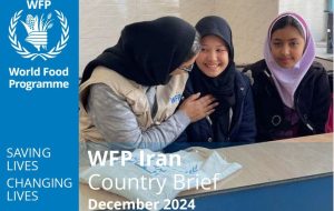 WFP releases December report on Iran