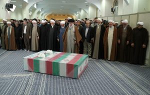 Ayatollah Khamenei leads funeral prayer for two prominent judges assassinated in Tehran