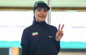 هانیه رستمیان رکورد تپانچه 25 متر ایران را شکست هانیه رستمیان رکورد تپانچه 25 متر ایران را شکست