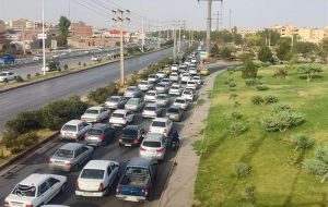 ترافیک سنگین در جاده چالوس ترافیک سنگین در جاده چالوس