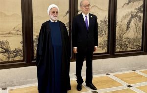 دیدار حجت الاسلام اژه ای با رئیس دیوان عالی جمهوری خلق چین دیدار حجت الاسلام اژه ای با رئیس دیوان عالی جمهوری خلق چین