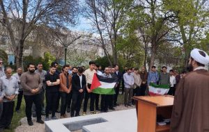 برگزاری تجمع دانشگاهیان اردبیل در حمایت از فلسطین برگزاری تجمع دانشگاهیان اردبیل در حمایت از فلسطین