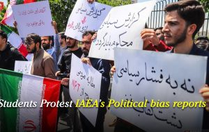 Students Protest IAEA's Political Bias Report