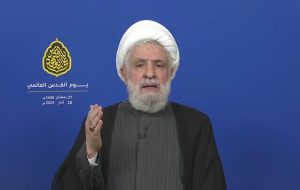 We will fight whoever wants to disarm Hezbollah: Sheikh Qassem We will fight whoever wants to disarm Hezbollah: Sheikh Qassem