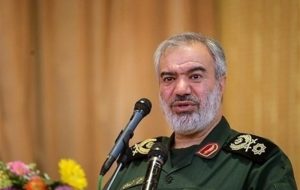 واکنش سردار فدوی به حضور ناوهای آمریکا در خلیج فارس+فیلم