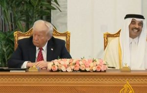 ترامپ: درباره ایران با امیر قطر گفتگو کردم ترامپ: درباره ایران با امیر قطر گفتگو کردم