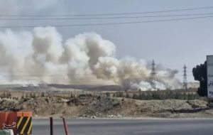 مهار کامل آتش سوزی در آرادکوه بعد از 2 روز مهار کامل آتش سوزی در آرادکوه بعد از 2 روز