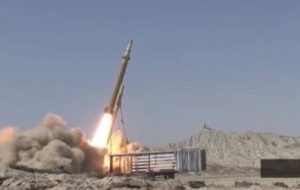 Iran unveils ballistic missile named ‘Qassem Basir’ Iran unveils ballistic missile named ‘Qassem Basir’