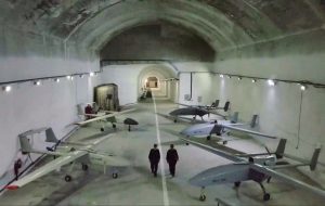 IRGC unveils first underground drone base, publishes surveillance footage of US Navy IRGC unveils first underground drone base, publishes surveillance footage of US Navy
