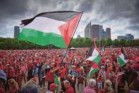 100,000 protest in The Hague against Gaza war 100,000 protest in The Hague against Gaza war
