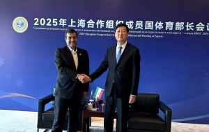 China’s sports minister Zhidan meets Donyamali China’s sports minister Zhidan meets Donyamali