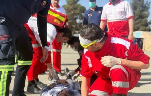 مانور آمادگی هلال احمر تهران درآستانه سالگرد ارتحال امام(ره)